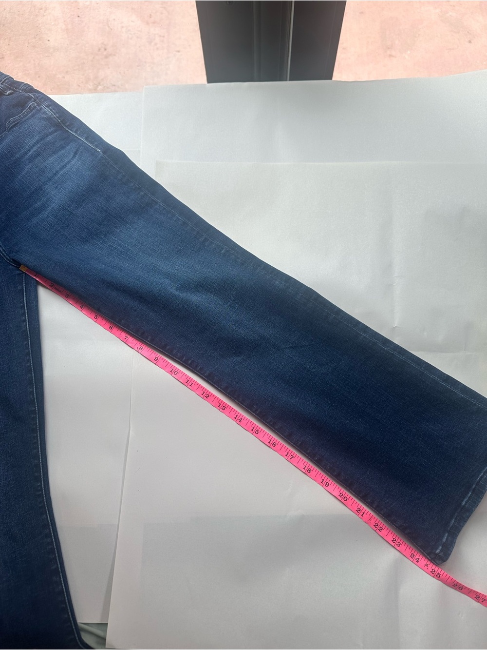 MOTHER Lil’ Hustler Ankle Heirloom Wash Cropped Flare Jeans Size 27 New With Tag - Picture 12 of 16